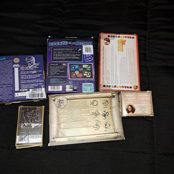 NIB - Leonardo's MIND Games for your brain and for fun plus more - Picture 2 of 6